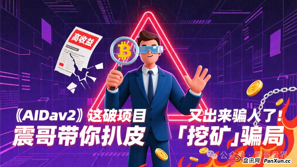 【AIDav2】这破项目又出来骗人了！震哥带你扒皮＂挖矿＂骗局(1)