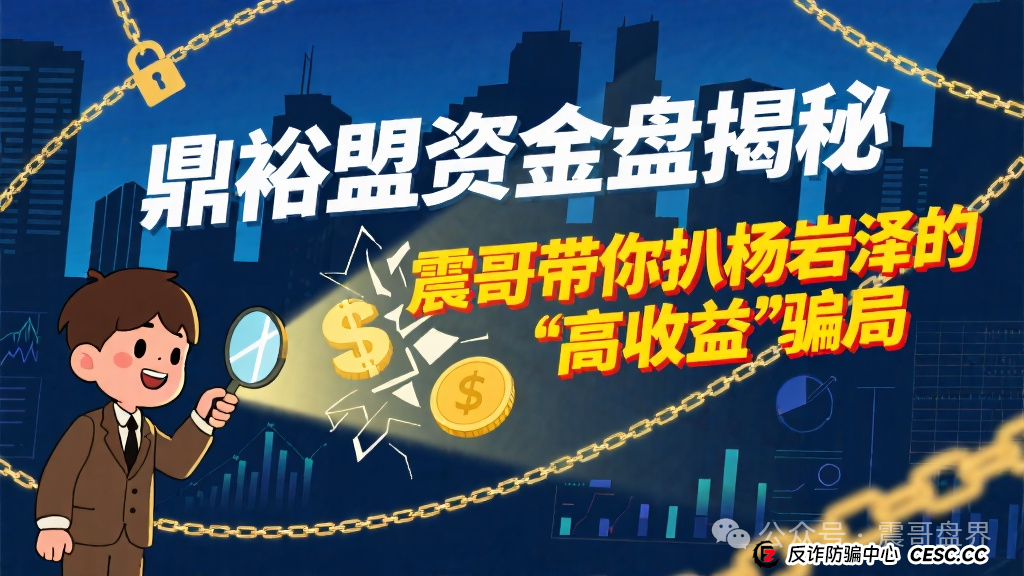 鼎裕盟量化是干嘛的?鼎裕盟资金盘揭秘，震哥带你扒杨岩泽的“高收益”骗局(1)