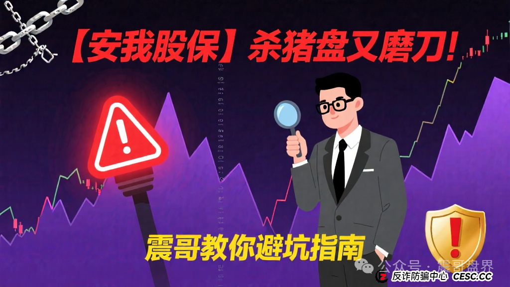 【安我股保】这个杀猪盘又开始磨刀了！震哥手把手教你避坑(1)