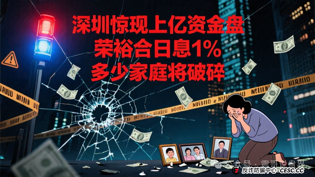 深圳惊现上亿资金盘，荣裕合日息1%，又将导致多少人家庭破碎(1)