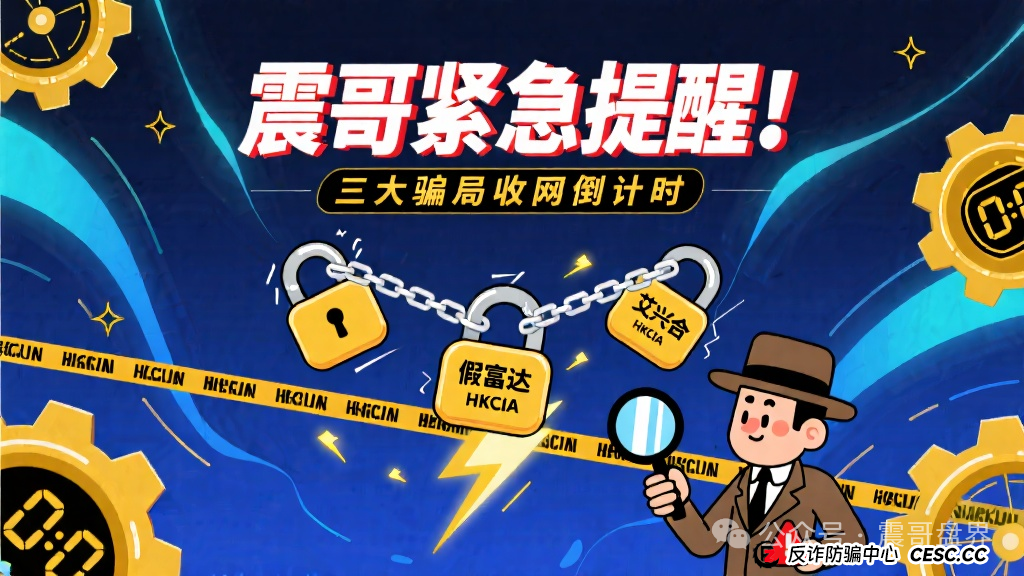 紧急提醒！艾兴合/假富达管家/HKCIA三大骗局收网倒计时(1)