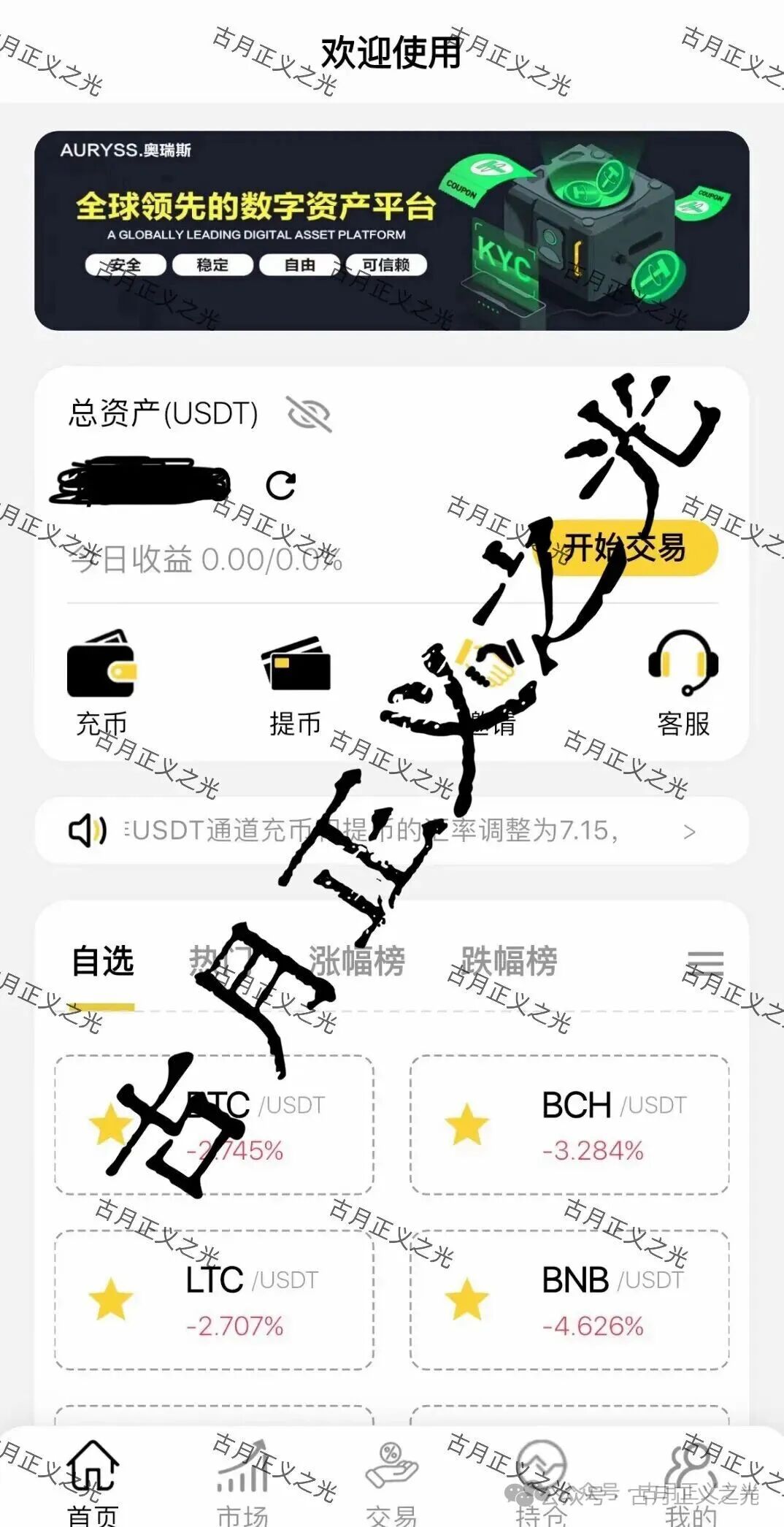 奥瑞斯交易所（智言团队）资金盘骗局，“奕丰金融”老卓改名老陆又来割韭菜了，已经开始单割，马上携款崩盘跑路…(1)