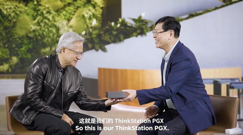 黄仁勋对话杨元庆：未来两年内双方合作规模或再扩大五倍(1)